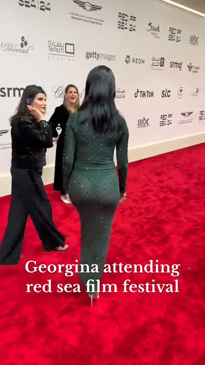Georgina Rodriguez attending red sea film festival #georginarodriguez cristiano ronaldo wife