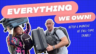 Full-Time Travel Packing Update &amp; Tips | COMPLETE BAG TOUR! 🧳🎒