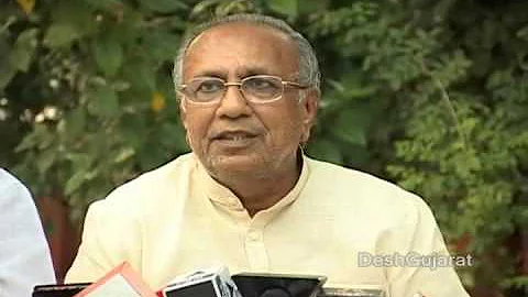 Gujarat Parivartan Party leader Suresh Mehta brief...