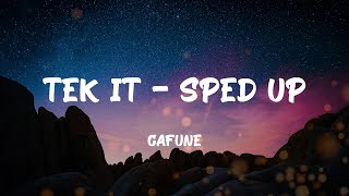 Cafuné - Tek It - Sped Up (Lyrics)