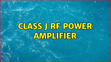 Class J RF Power Amplifier
