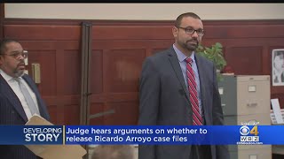 Judge hears arguments on whether to release Ricardo Arroyo case files