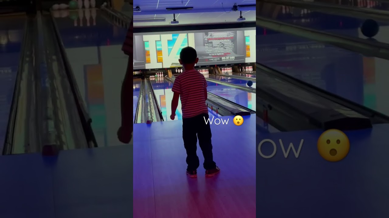 Mason bowling 🎳 Aug 6, 2022