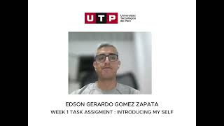 WEEK 1 - TASK ASSIGNMENT – INTRODUCING MY SELF :