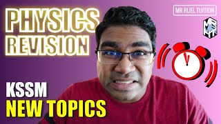 Physics Last Minute Revision | SPM KSSM New Topics