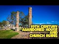 19th Century Abandoned House and Church Ruins in Central Louisiana