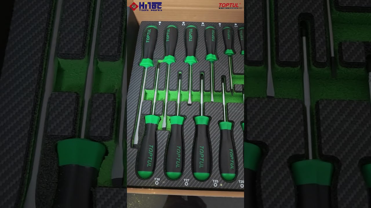 Screwdriver Set GED3102 Hitectoolswork Toptul China Handtool