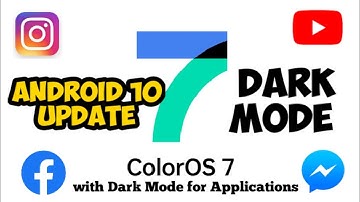 How to Set Up DARK MODE on Android 10 | Color OS 7 | Facebook Darkmode | #OppoA92020 #ColorOs7Update
