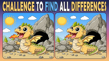 【SPOT & FIND THE 3 DIFFERENCES 】CHALLENGE GAME [ SPOT THE DIFFERENCES #117 ]