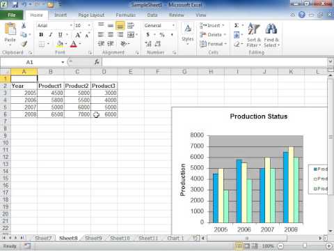 Add a Blank Row at the End of the Table - Excel 2010 - YouTube