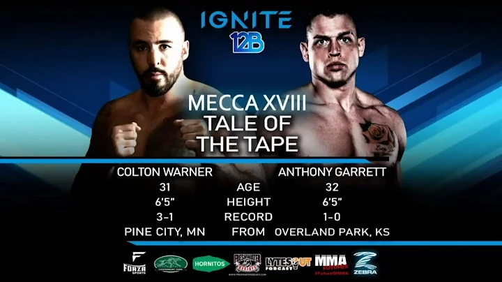 Ignite Mecca XVII Colt Warner vs Anthony Garrett