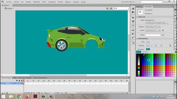Tutorial paso  a paso  como animar carro - Flash Cs6