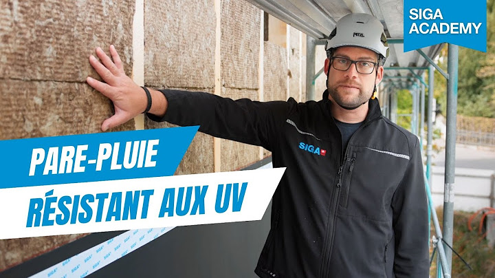 Pose d'un ecran pare-pluie de façade - SIGA Majvest 700 SOB