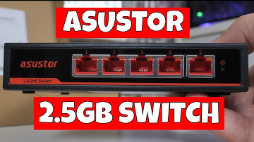 ASUSTOR 2.5G 2,5 GB 5-poorts switch