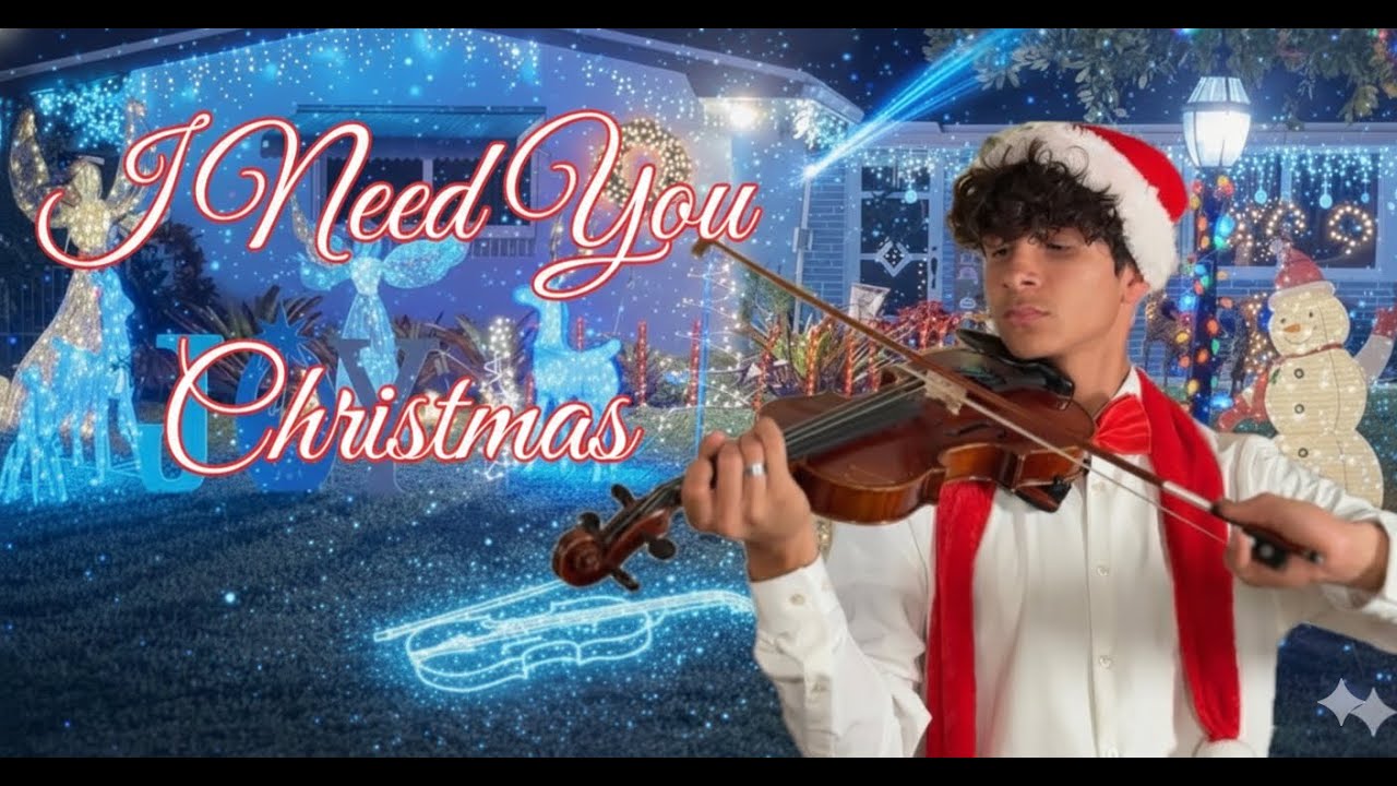 I Need You Christmas - Jonas Brothers - Violin Cover Dapper Strings