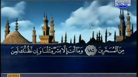 ما تيسر من سورة الشعراء عثمان صديقي