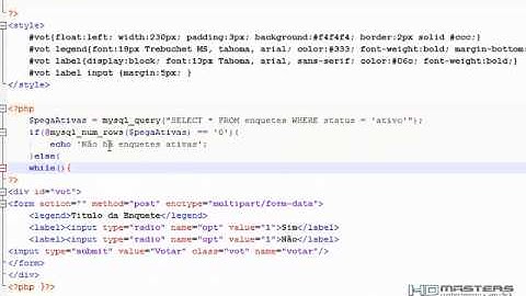 Enquete com PHP - Parte 4