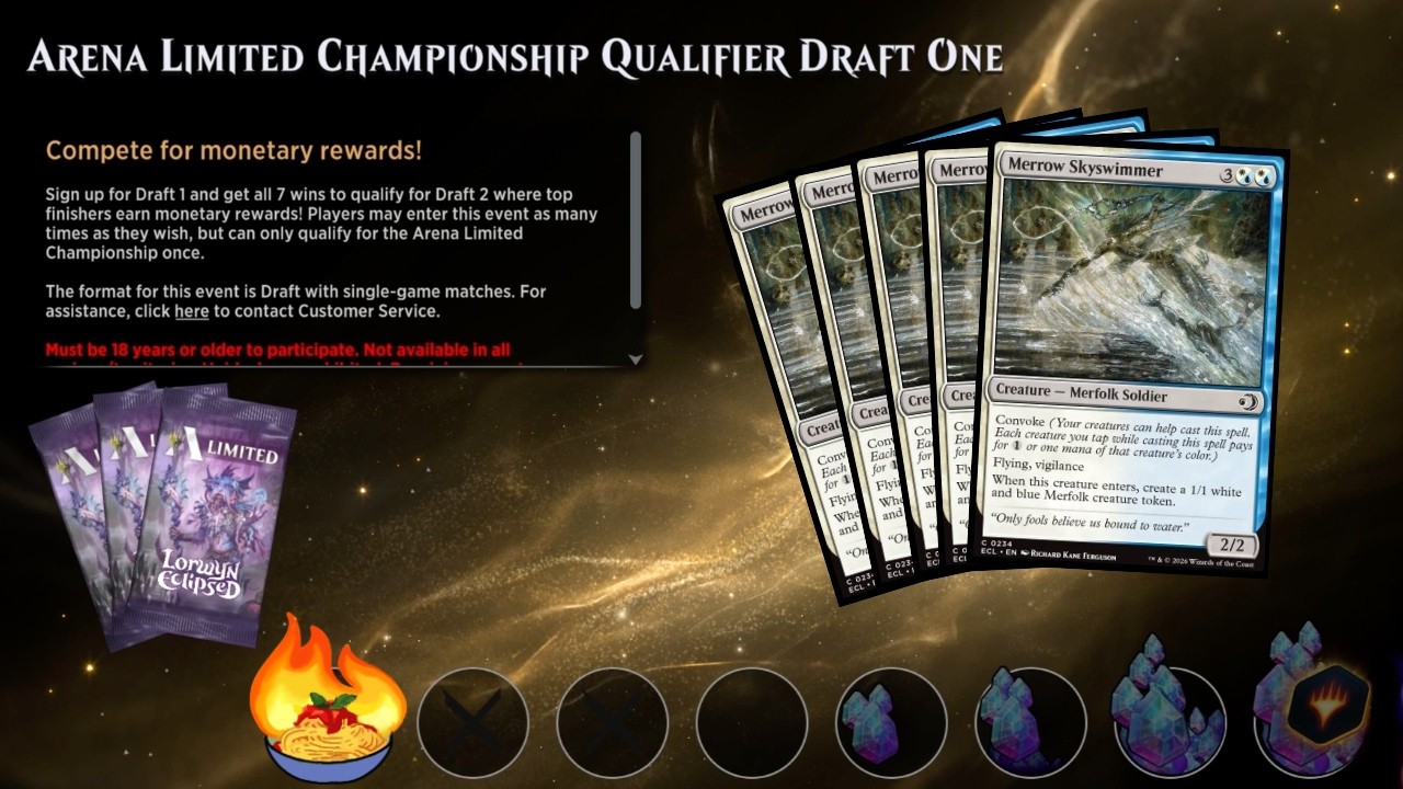 Merfolk, Mer Problems | Arena Limited Championship Qualifier, Draft One