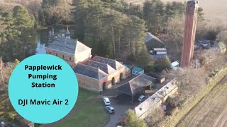 DJI Mavic Air 2 drone flies over Papplewick Pumping Station, Nottinghamshire