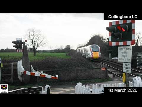 Collingham Level Crossing, Nottinghamshire (01/03/2026)