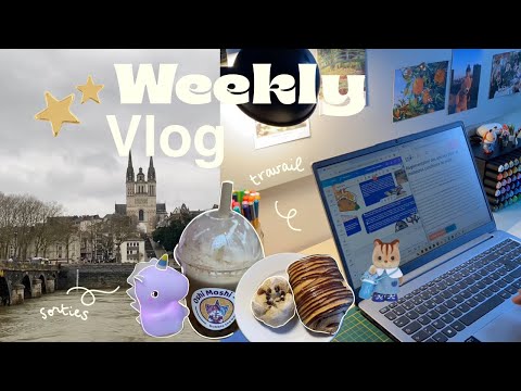 vlog 🧋 une semaine en école d’ingénieur en paysage | travail, sortie bubble tea, cuisine
