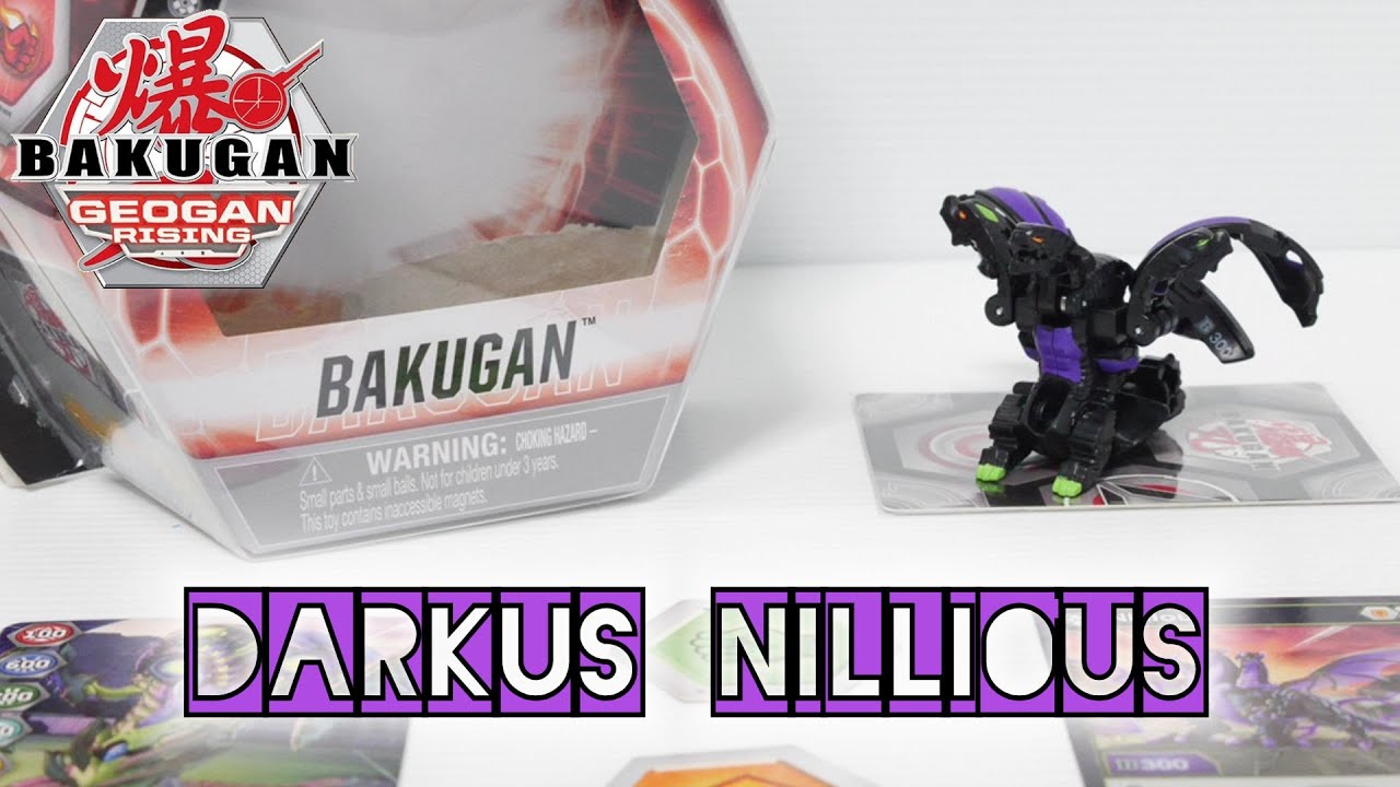 BAKUGAN Geogan Rising – Personaggio Darkus Ninjiton 2 Core Con Carte E BakuCores - 2