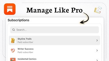 Hoe Substack-abonnementen beheren (Smart Handling)