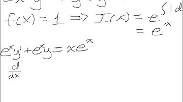 Solve Differential Equation Using an Integrating Factor