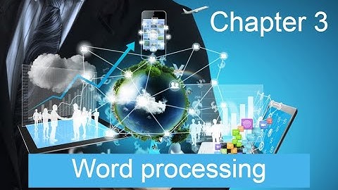 ICT Grade 8 (English Medium Work book) Chapter 3 -Word Processing- Part 1