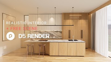 Realistic Interior Render with D5 Render | Pantry 230 | Downloadable Project File Included