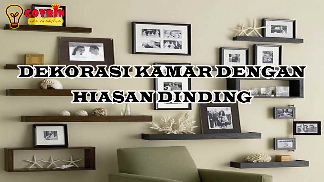  DEKORASI KAMAR DENGAN HIASAN DI DINDING DARI KARDUS BEKAS 