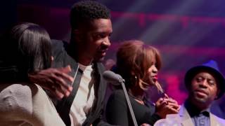 Guvna B | BEST GOSPEL ACT acceptance speech at MOBO Pre-Show | 2016