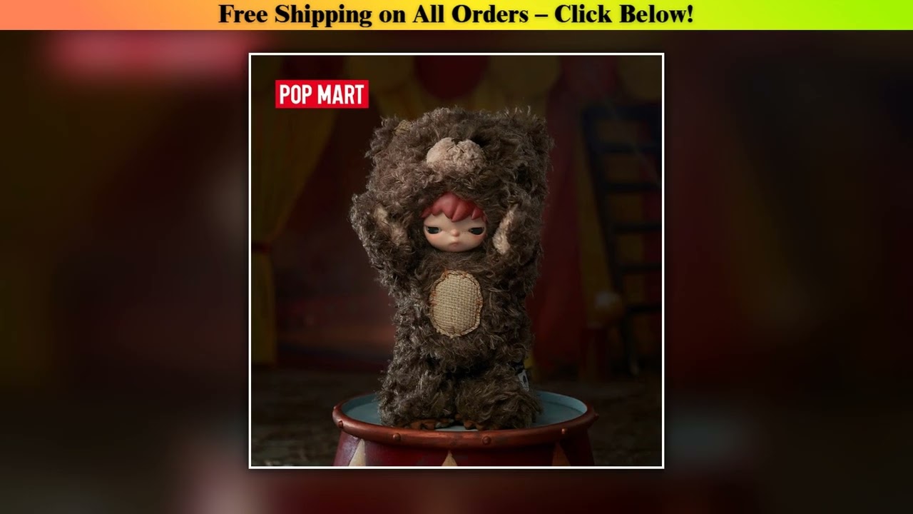 POP MART Hirono Bear Vinyl Plush Doll Limited to 2pcs per Order Wholesale Best Quality New