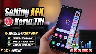 APN KARTU TRI TERCEPAT DAN STABIL || Lemot Auto Minggir Guys Yakin Ndak Mau Coba ‼️