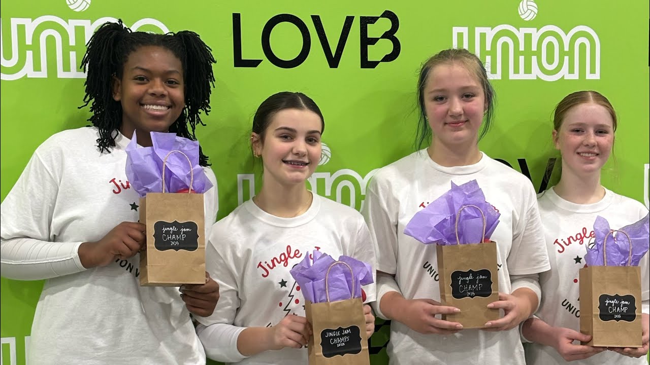 Played back right for our team today. Union’s LOVB Jingle Jam Quad Tournament Champions 