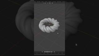 Full How to Make a Twisted Torus in Blender in Seconds! 🤯 | Blender 3D Tutorial #shorts Guide