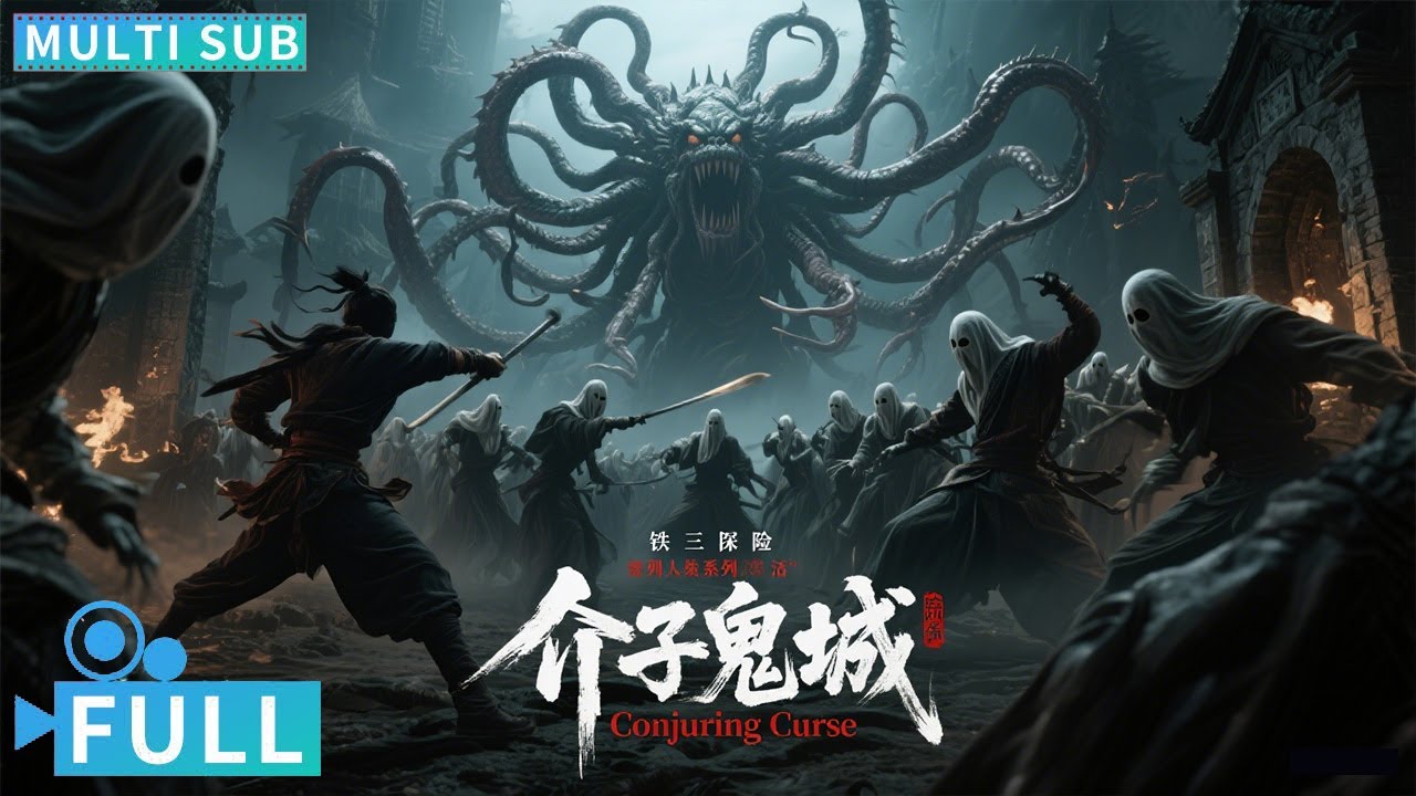 【Multi Sub】《介子鬼城 / Conjuring Curse》 无脸鬼军团鬼墓惊人 铁三角探险“活”墓鬼城！丨#电影 #腾讯视频 #动作电影