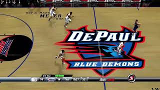 UCONN @ Depaul 2024-2025 Rosters Updated College Hoops NCAA 2K8 Gameplay