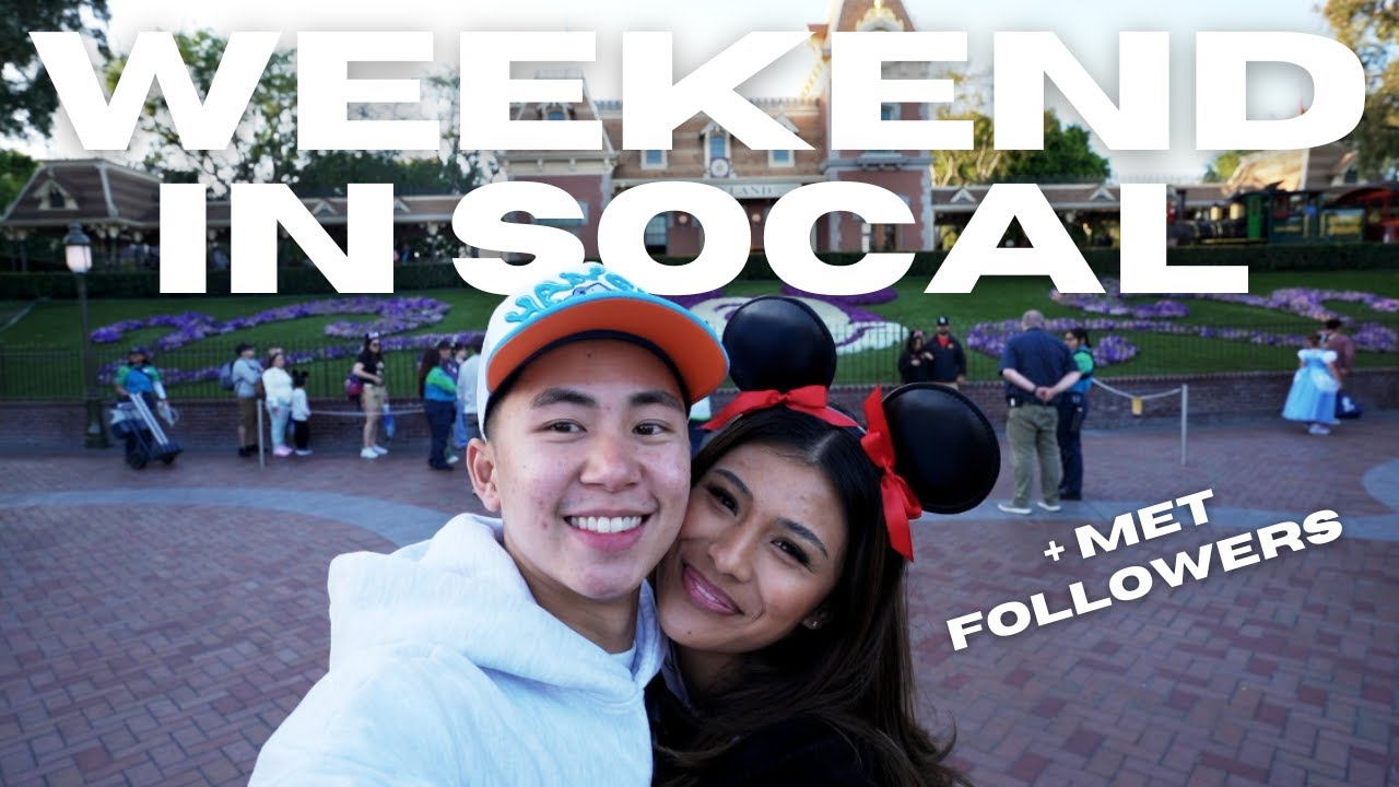 weekend in socal | disneyland + medieval times + dads birthday + meeting followers