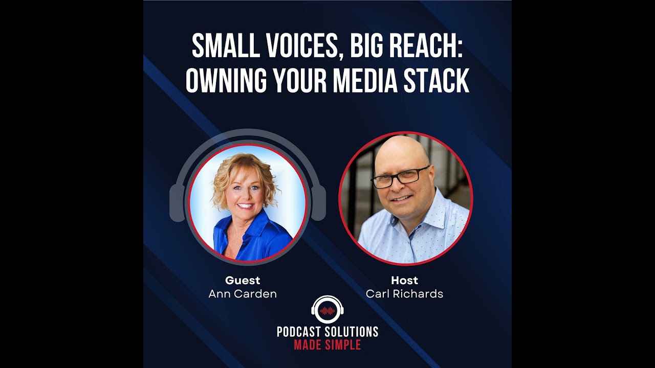 Small Voices, Big Reach: Owning Your Media Stack with Ann Carden