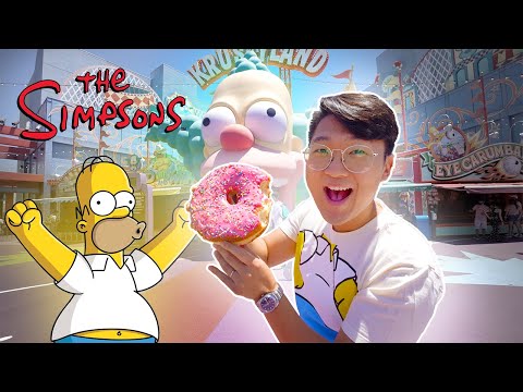 PROBANDO COMIDA de LOS SIMPSONS ¿<strong>Sabe</strong> tan rica como se ve?