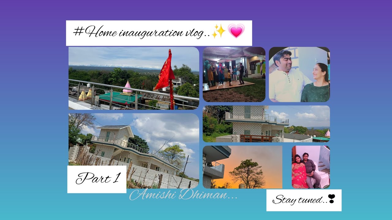 #Inauguration of our new home..♥️ ️#After a long time here's... vlog# ...