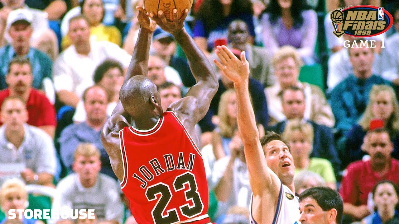 Michael Jordan Highlights: 1998 NBA Finals Game 1 (33 Points) - YouTube