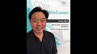 Introducing Our First Massage Therapy Student Ivan Boh