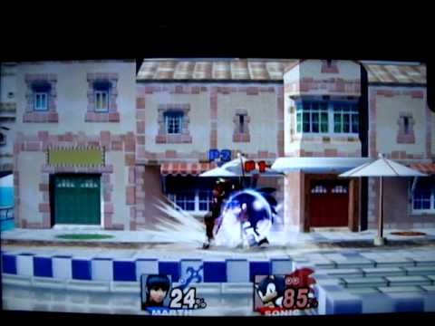 Super Smash Bros Brawl (FlyingMario) Sonic Vs Marth (Lav)