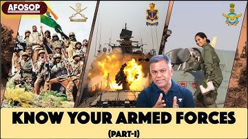 KNOW YOUR ARMED FORCES (PART-I) I I LT COL GANESH BABU ex-GTO 21 SSB & 11SSB