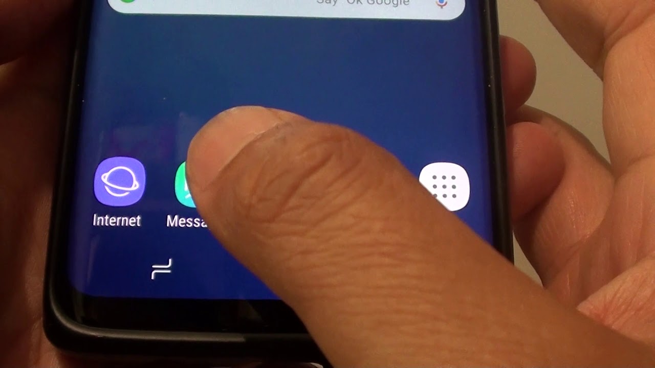 Samsung Galaxy S9 S9 How To Change Text Message Centre Number YouTube Samsung Galaxy S9 S9 How To Change Text Message Centre Number YouTube