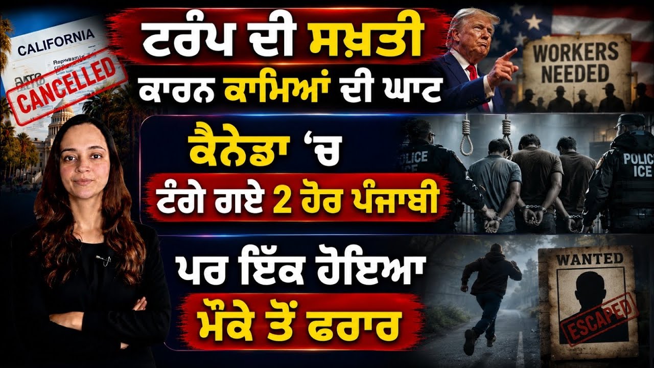 ⁣ਕੀ ਸੱਚੀ ਅਮਰੀਕਾ ‘ਚ ਪੈਦਾ ਹੋ ਰਹੀ ਵਰਕਰਾਂ ਦੀ ਘਾਟ? Canada Punjabi News 