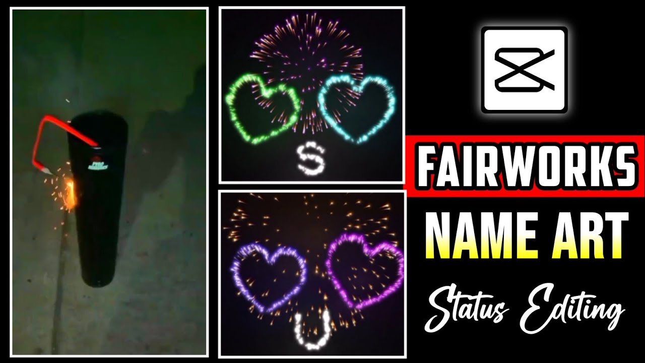 New Trending Heart Fairworks Name Art States Editing | TikTok status video editing | Usama Rajput.
