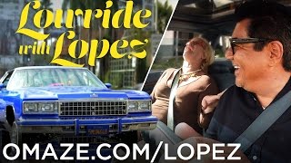 George Lopez Undercover Lowriding Lyft Prank! // Omaze